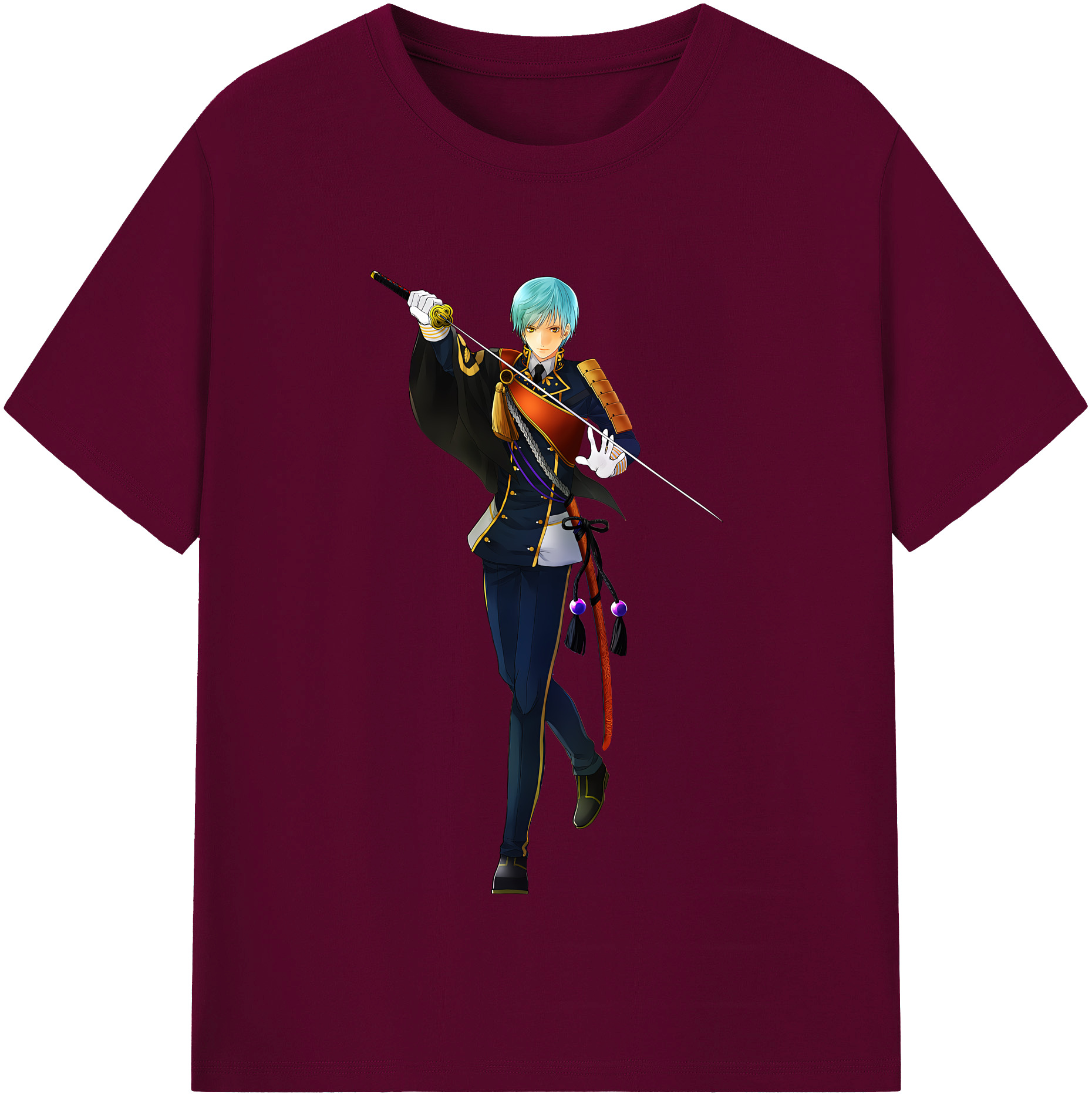 （画像用） 刀剣乱舞 Touken Ranbu レディースカジュアルプリントTシャツ（綿100％）